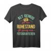 Rentner Fotograf T-Shirt – Lustiges Geschenk für den Ruhestand, Opa, Oma & Fotografie-Liebhaber zum Geburtstag & Weihnachten