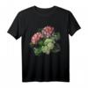 Vintage-Hortensien-inspirierte Blume T-Shirt – Romantisches Blumenmotiv für Gärtner, Floristen & Blumenliebhaber zum Geburtstag oder Valentinstag