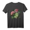 Vintage-Hortensien-inspirierte Blume T-Shirt – Romantisches Blumenmotiv für Gärtner, Floristen & Blumenliebhaber zum Geburtstag oder Valentinstag