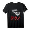 Retro Acid Techno Synthesizer Japan Ramen T-Shirt – Für Musikliebhaber, DJs & Ramen Fans mit Vintage Design