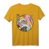 Kawaii Anime Vaporwave Axolotl Ramen T-Shirt mit Kanagawa Wave - Retro-Design im 90er Jahre Stil für Manga und Japan Kultur Fans