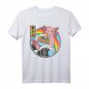 Kawaii Anime Vaporwave Axolotl Ramen T-Shirt mit Kanagawa Wave - Retro-Design im 90er Jahre Stil für Manga und Japan Kultur Fans
