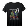 Kinder Jungen Geburtstag T-Shirt mit Dino und Monstertruck - Perfektes Geschenk für 6-Jährige zum Geburtstag
