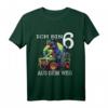 Kinder Jungen Geburtstag T-Shirt mit Dino und Monstertruck - Perfektes Geschenk für 6-Jährige zum Geburtstag