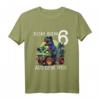 Kinder Jungen Geburtstag T-Shirt mit Dino und Monstertruck - Perfektes Geschenk für 6-Jährige zum Geburtstag