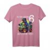 Kinder Jungen Geburtstag T-Shirt mit Dino und Monstertruck - Perfektes Geschenk für 6-Jährige zum Geburtstag