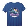 HapKitten Dinosaurier Scene T-Shirt in Retro-Design - Offiziell lizenziert, perfekt für Dinosaurier-Fans und Geburtstagsfeiern