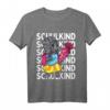 Kinder Schulkind 2023 Dinosaurier Mädchen mit pinker Schultüte T-Shirt - Lustiges Einschulungsgeschenk für den ersten Schultag in der 1. Klasse