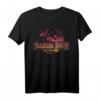 Jurassic Park Logo Gradient Sunset T-Shirt – Offiziell lizenziertes Dinosaurier-Merch für Fans