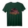 Jurassic Park Logo Gradient Sunset T-Shirt – Offiziell lizenziertes Dinosaurier-Merch für Fans