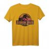 Jurassic Park Logo Gradient Sunset T-Shirt – Offiziell lizenziertes Dinosaurier-Merch für Fans