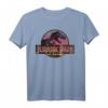 Jurassic Park Logo Gradient Sunset T-Shirt – Offiziell lizenziertes Dinosaurier-Merch für Fans