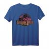 Jurassic Park Logo Gradient Sunset T-Shirt – Offiziell lizenziertes Dinosaurier-Merch für Fans