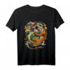 Japanischer Drache kämpft Tiger Folklore T-Shirt – Mythologische asiatische Tiermotive für Fans von japanischer Kultur und Fantasy