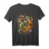 Japanischer Drache kämpft Tiger Folklore T-Shirt – Mythologische asiatische Tiermotive für Fans von japanischer Kultur und Fantasy