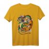 Japanischer Drache kämpft Tiger Folklore T-Shirt – Mythologische asiatische Tiermotive für Fans von japanischer Kultur und Fantasy