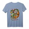 Japanischer Drache kämpft Tiger Folklore T-Shirt – Mythologische asiatische Tiermotive für Fans von japanischer Kultur und Fantasy