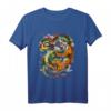 Japanischer Drache kämpft Tiger Folklore T-Shirt – Mythologische asiatische Tiermotive für Fans von japanischer Kultur und Fantasy