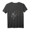Löwenzahn T-Shirt mit fliegenden Sporen – Natur- und Bücherliebhaber Outfit für draußen, Freunde und Familie