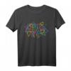 Bunte Dreiecke Abstrakte Formen 80ies Retro T-Shirt – Geometrische Designs für Minimalisten, Retro-Fans & Modebegeisterte