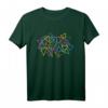 Bunte Dreiecke Abstrakte Formen 80ies Retro T-Shirt – Geometrische Designs für Minimalisten, Retro-Fans & Modebegeisterte
