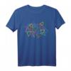 Bunte Dreiecke Abstrakte Formen 80ies Retro T-Shirt – Geometrische Designs für Minimalisten, Retro-Fans & Modebegeisterte