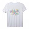 Bunte Dreiecke Abstrakte Formen 80ies Retro T-Shirt – Geometrische Designs für Minimalisten, Retro-Fans & Modebegeisterte
