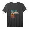 Bester Ehemann Seit 2022 T-Shirt – 2. Hochzeitstag Geschenk für Mann, Gatte & bessere Hälfte im Retro Vintage Design