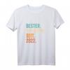 Bester Ehemann Seit 2022 T-Shirt – 2. Hochzeitstag Geschenk für Mann, Gatte & bessere Hälfte im Retro Vintage Design
