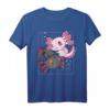 Niedliches Kawaii Axolotl Salamander Pastel Goth Japanisches T-Shirt – Perfektes Geschenk für Anime- und Manga-Fans, Kinder & Teens