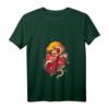 Damen Japanische Schlangen- und Blumentattoo-Kunst T-Shirt mit V-Ausschnitt – Perfektes Geschenk für Tattoo- und Kunstliebhaberinnen