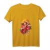 Damen Japanische Schlangen- und Blumentattoo-Kunst T-Shirt mit V-Ausschnitt – Perfektes Geschenk für Tattoo- und Kunstliebhaberinnen