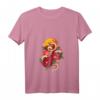 Damen Japanische Schlangen- und Blumentattoo-Kunst T-Shirt mit V-Ausschnitt – Perfektes Geschenk für Tattoo- und Kunstliebhaberinnen