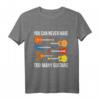 Niemals Zu Viele E-Gitarren Lustiges Gitarrist Musiker T-Shirt – Perfektes Geschenk für Gitarristen, Musikfans und Anfänger