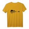 Gitarre Bäume Skyline Musikinstrument T-Shirt – Perfektes Geschenk für Gitarristen, Lehrer & Liebhaber, ideal für Geburtstag & Weihnachten