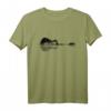 Gitarre Bäume Skyline Musikinstrument T-Shirt – Perfektes Geschenk für Gitarristen, Lehrer & Liebhaber, ideal für Geburtstag & Weihnachten