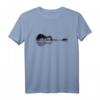 Gitarre Bäume Skyline Musikinstrument T-Shirt – Perfektes Geschenk für Gitarristen, Lehrer & Liebhaber, ideal für Geburtstag & Weihnachten