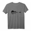 Gitarre Bäume Skyline Musikinstrument T-Shirt – Perfektes Geschenk für Gitarristen, Lehrer & Liebhaber, ideal für Geburtstag & Weihnachten