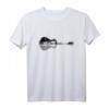 Gitarre Bäume Skyline Musikinstrument T-Shirt – Perfektes Geschenk für Gitarristen, Lehrer & Liebhaber, ideal für Geburtstag & Weihnachten