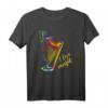 Harfe und Harfenmusik Design mit dem Spruch I love music T-Shirt – Perfekt als Geschenk für Harfenisten, Harfenlehrer & Musikliebhaber