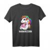 Mamacorn Mutter Baby Tochter Einhörner T-Shirt – Süßer Partnerlook für Mama und Tochter zum Muttertag & Geburtstag
