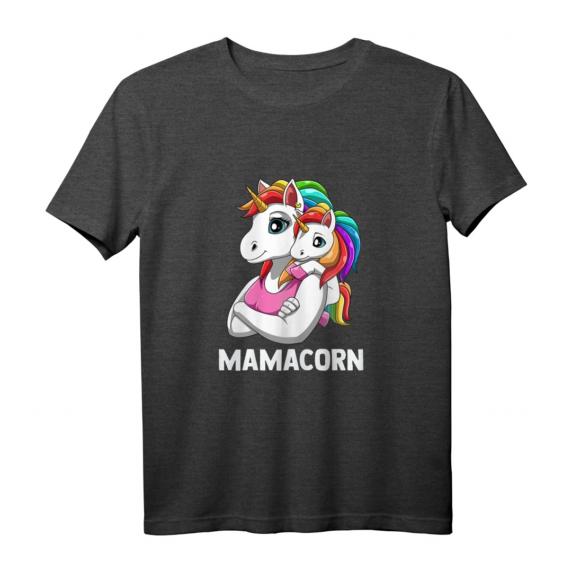 Mamacorn Mutter Baby Tochter Einhörner T-Shirt – Süßer Partnerlook für Mama und Tochter zum Muttertag & Geburtstag