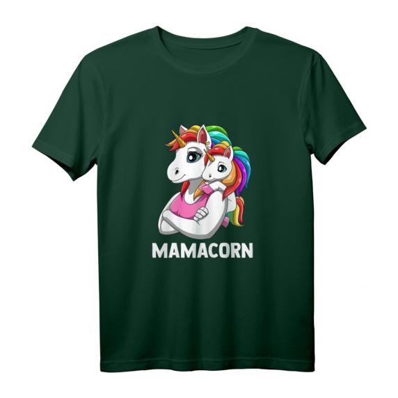 Mamacorn Mutter Baby Tochter Einhörner T-Shirt – Süßer Partnerlook für Mama und Tochter zum Muttertag & Geburtstag