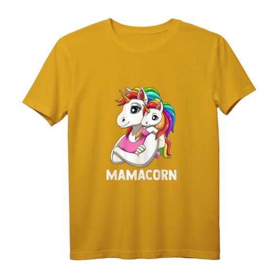 Mamacorn Mutter Baby Tochter Einhörner T-Shirt – Süßer Partnerlook für Mama und Tochter zum Muttertag & Geburtstag