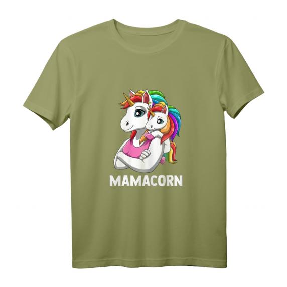 Mamacorn Mutter Baby Tochter Einhörner T-Shirt – Süßer Partnerlook für Mama und Tochter zum Muttertag & Geburtstag