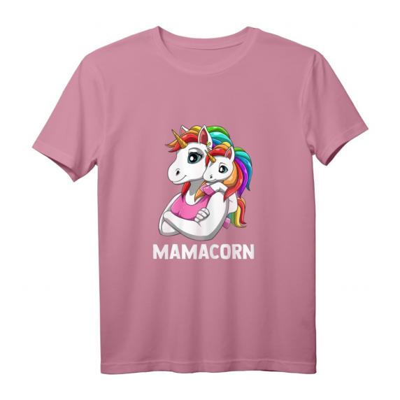 Mamacorn Mutter Baby Tochter Einhörner T-Shirt – Süßer Partnerlook für Mama und Tochter zum Muttertag & Geburtstag