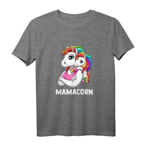 Mamacorn Mutter Baby Tochter Einhörner T-Shirt – Süßer Partnerlook für Mama und Tochter zum Muttertag & Geburtstag