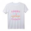 Erzieherin Einhorn Lustiges Damen T-Shirt mit Spruch – Perfektes Geschenk für Frauen zum HapKitten & in der Kinderbetreuung