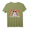 Lustiges Death Metal Rockmusik Design mit Einhorn Regenbogen T-Shirt – Buntes Statement für Metal- und Rock-Fans, Geschenk für Musiker & Freunde