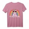 Lustiges Death Metal Rockmusik Design mit Einhorn Regenbogen T-Shirt – Buntes Statement für Metal- und Rock-Fans, Geschenk für Musiker & Freunde